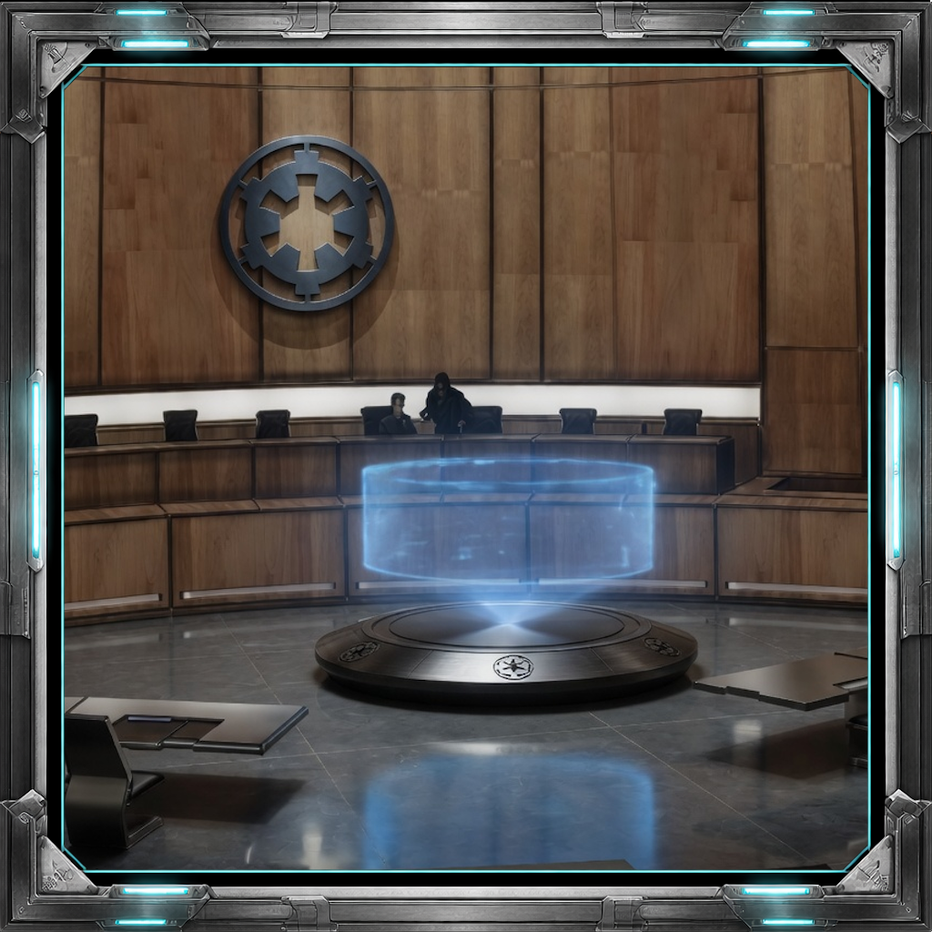 An Imperial courtroom